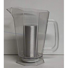 Polar Pitcher Pl3677 60 Oz Polycarbonate Plastic Pitcher With Clear Lid