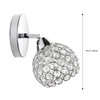 Crystal Wall Sconces Modern Wall Lamp G9 LED Round Bedroom