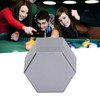 Mini Portable Billiard Chalk Case Hexagonal Pool Cue Chalk Box