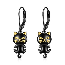 Scorpion/Cat/Fox/Phoenix/Dragonfly/Mouse Earrings for Women, 925 Sterling Silver Animal Leverback Earrings, Animal Jewellery, Gifts for Women Girls, Sterling Silver, Moonstone