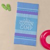 CafePress Cousin Camp 35"x70", Oversized, Soft Beach Towel