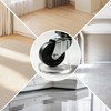3Pcs 4"Clear Piano Caster Cups with Dust Cloth for Grand