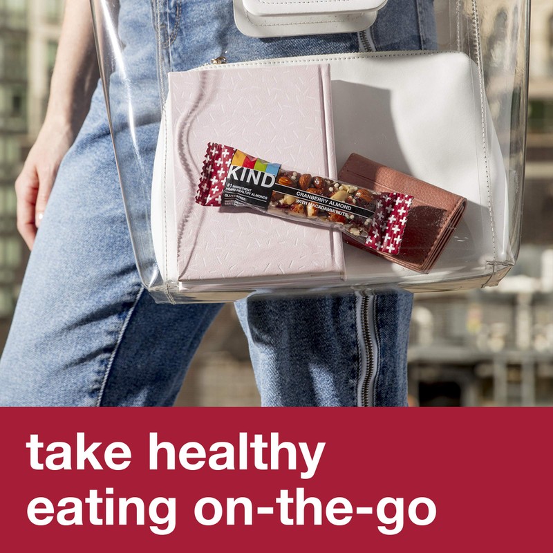 KIND Nut Bars, Cranberry Almond, Healthy Snack Bars, Gluten Free,