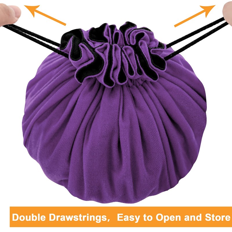 SIQUK Large Dice Bag with Pockets Big Capacity Dice Bag