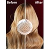 2Pc Foldable Mirror Hair Brush,Mini Hair Brushes Compact Travel Size,Travel