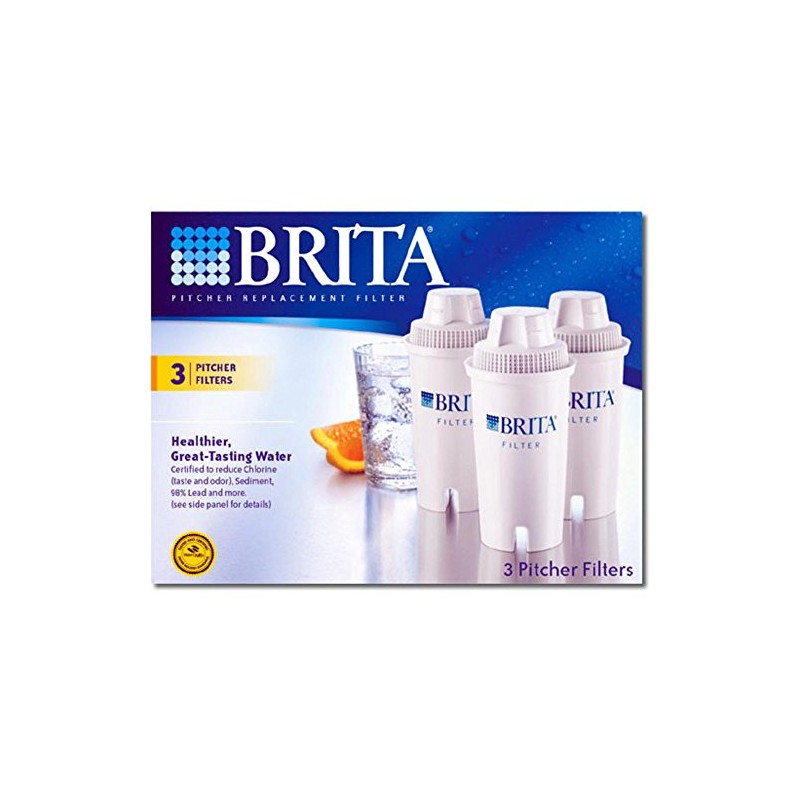 Water Filter Pitcher Advanced Replacement Filters, 3/Pack