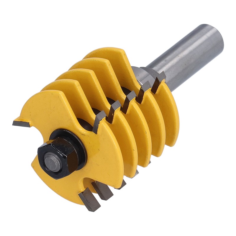 1/2in Shank Router Bit Finger Joint Woodworking Alloy Blade Chisel