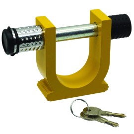 RoadPro RPKPSL-2 Heavy-Duty Steel King Pin Lock prevents trailer theft  NEW