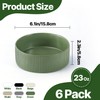 Jeffbaubl Cereal Bowls Set of 6, 6.1 Inch Ceramic Soup