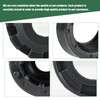 Front Rear Upper & Lower Coil Spring Isolators Kit Fits