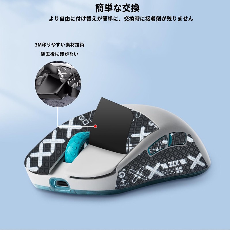 Lamzu Atlantis Mini Pro Mouse Grip Tape [NOUKAJU] Lamzu Atlantis