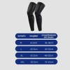 1 Pair Rodillera Deportiva Compresión Pierna Larga Correr