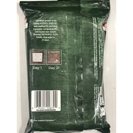 Coleman Bio Wipes 30 Disposable Wipes Large 8”x 10” (Pack of 4), 120 Total Wipes