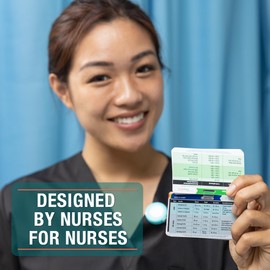BadgeGuru Nursing Badge Reference Cards - 33 DoubleSided Nurse Flash Cards - 66 Cheat Sheets, Nursing School Essentials, Nursing Students, New Nurses