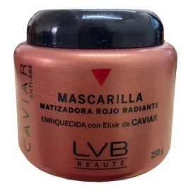 Lv Beaute Mascarilla Matizadora Rojo Radiante 250g