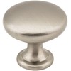 Jeffrey Alexander 1-3/16" Diameter Knob Satin Nickel