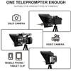 GVM Teleprompter with Remote Control and Teleprompter APP Compatible with
