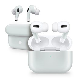 DesignSkinz - Compatible with AirPods Pro 2 - Skin Decal Protective Scratch Resistant Vinyl Wrap - Solid Light Gray