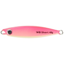 Melonya Workshop Metal Jig, Weekbait Short, 1.4 oz (40 g), Glow Pink WBS40 Lure