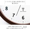 IRIS PLAZA Wall Clock Radio Controlled Clock Natural Diameter 25