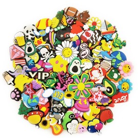 20PCS Random Cute Shoe Charms for Decoration, Assortment, Party Favors, Kid Boy Girl Accessories