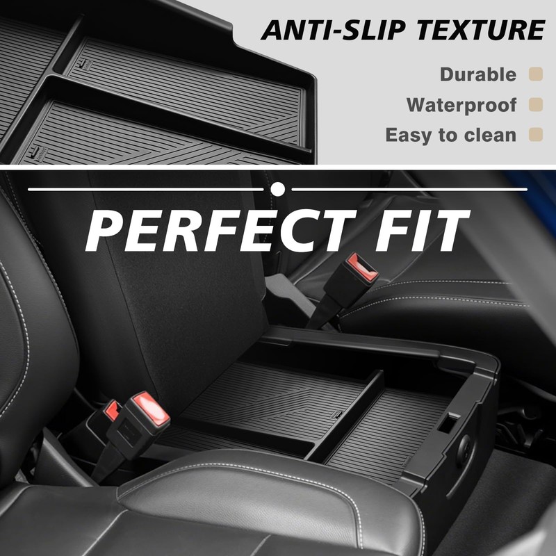 Muslogy Center Console Organizer Fits for 2014-2019 Chevy Silverado/GMC Sierra