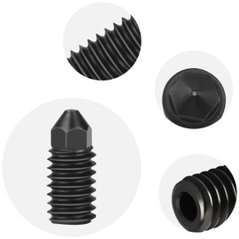 COZERI 5pcs A1/A1 Mini Hardened Steel Nozzle 0.8 mm, Hardened Steel Nozzle, High-Quality 3D Printer Nozzles for Bambu Lab A1/A1 Mini, Extruder Hotend Nozzles for Precise Printing Results
