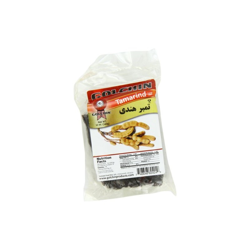 Golchin, Vegetarian, Tamarind With Seed, 12 oz (3pk), تمبر هندی