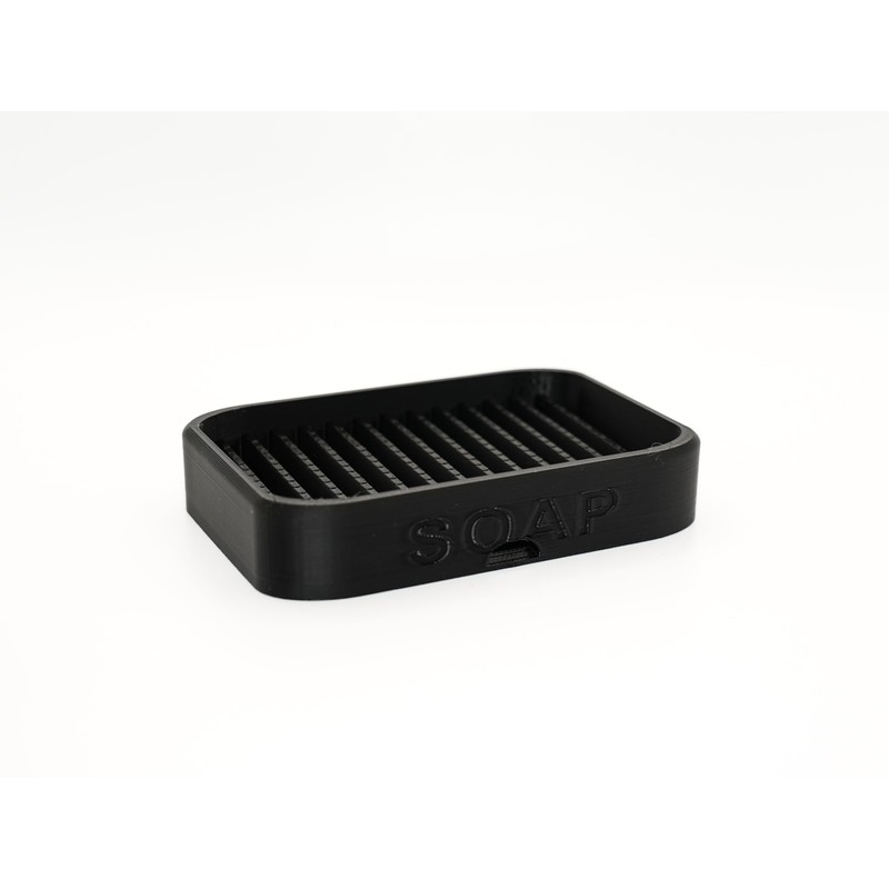 Modern Soap Dish, Bathroom Sink Holder with Drainage, 10.5 x