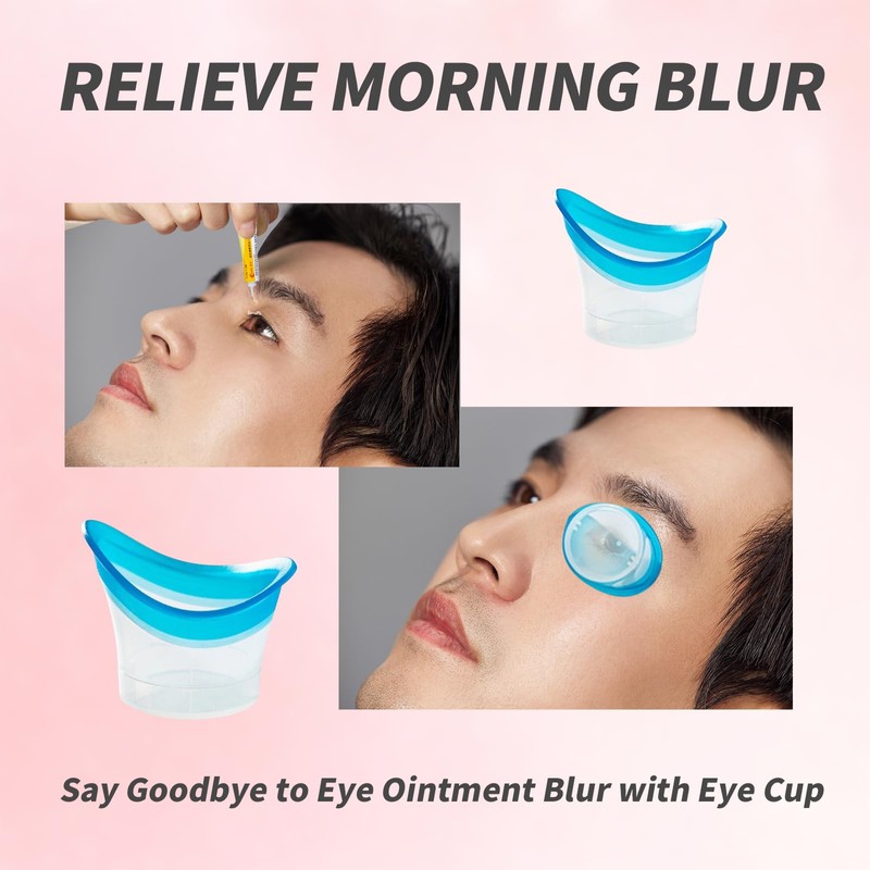 BRBASAP Eye Wash Cup 4Pack Eye Wash Kit Bath Kit