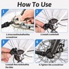 Crank Remover Bicycle Pedal Puller Bicycle Lock Ring Tool Crank