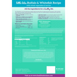 Health Extension Grain Free Buffalo & Whitefish Recipe Little Bites, 23.5-Pounds