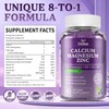 OALSE Calcium Magnesium Zinc Gummies with Vitamin D3 & K2-High