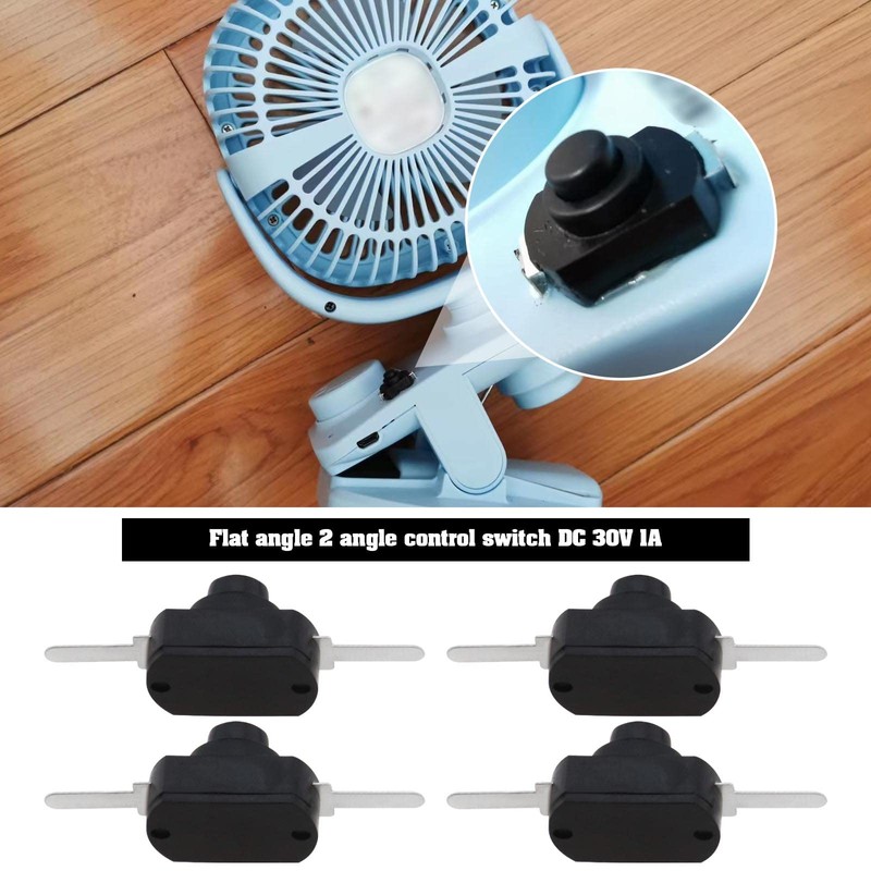 SING F LTD 40Pcs Latching Push Button Switch 2-Pin Torch