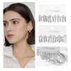 Awvuq - 24 Pare Aretes Con Piercing Pendientes Joyeria Mujer