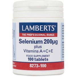 Lamberts Selenium 200µg A+C+E (One A Day Formula) 100 Tablets