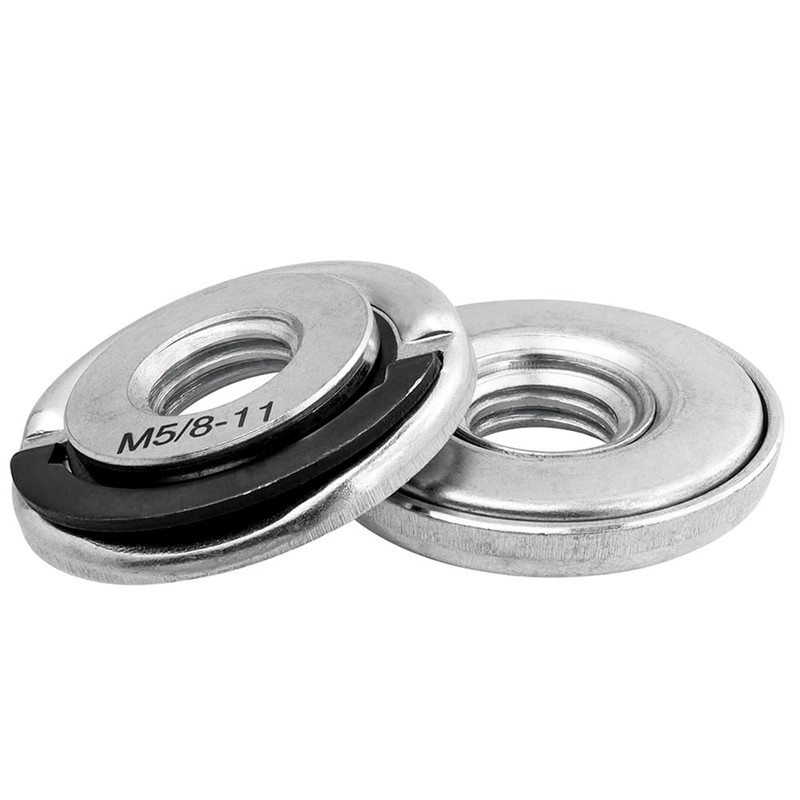 Yakamoz 2PCS M5/8-11 Thread Angle Grinder Lock Nuts, Quick Release