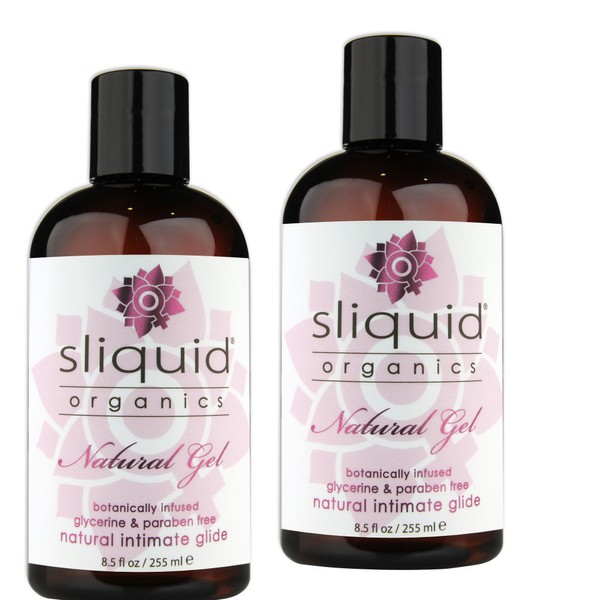 Sliquid Organics Natural Gel 8.5 fl oz (Pack of 3)