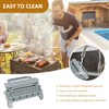 Large Kebab Maker Press, Gray Plastic Kabab, Manual Kabob Mould,Portable