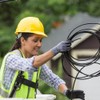inodiref 10 Metres 28AWG Electrical Cable Black PVC Cable 4