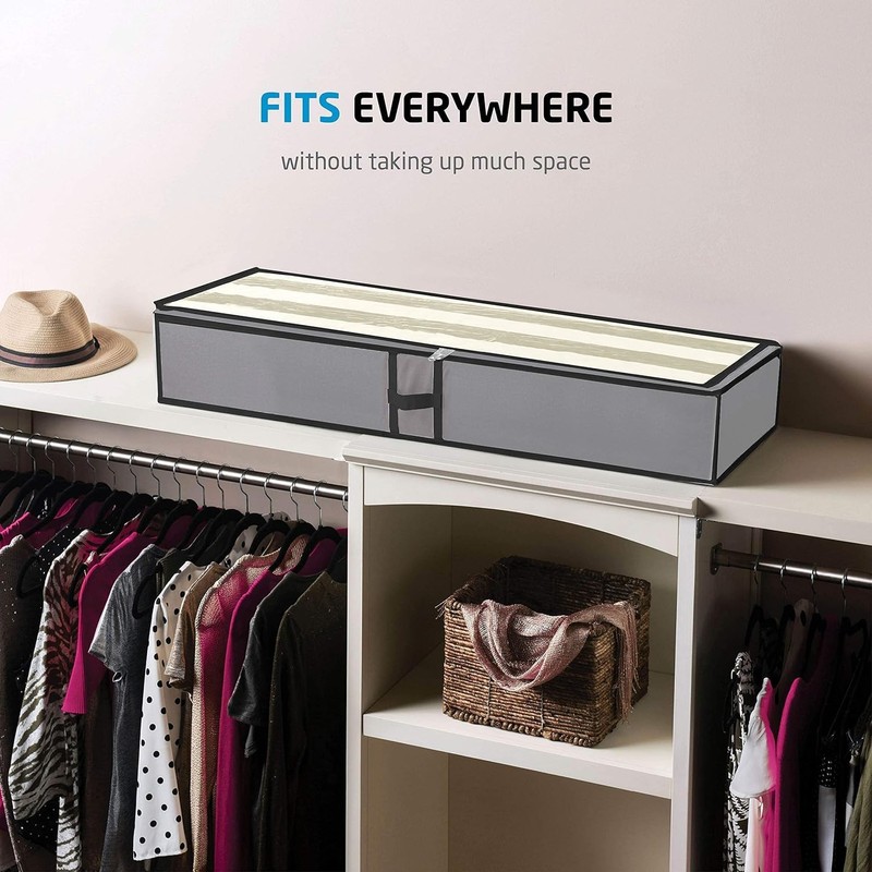 Verahaus Underbed Storage - Pack of 2 Foldable Storage Box