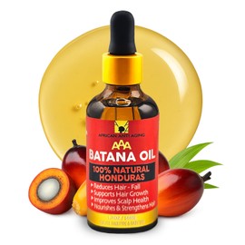 GEO BOUNTY AAA (African Anti-Aging) 100% Natural Honduras Batana Oil – Supports Hair Growth, Repairs Damaged Hair, Moisturizes Dry Scalp & Skin – Made in USA 1.7 fl oz – For All Hair&Skin Types.