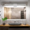 VOLISUN Modern Over Mirror Chrome Bar Vanity Light - Dimmable