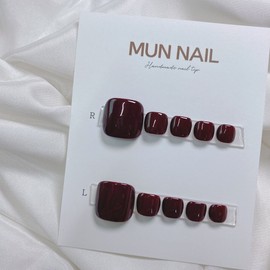 MunNail full color pedi tipCheck chart - No. 6 / MunNail 풀컬러 패디팁차트표확인 - 6호