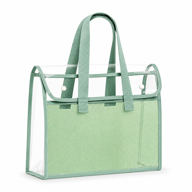 Transparent File Organizer for School & Office – Expandable PVC