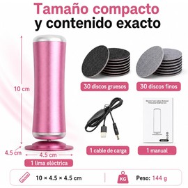 Lima para Pies Eléctrica de 800 RPM, 1 Pieza