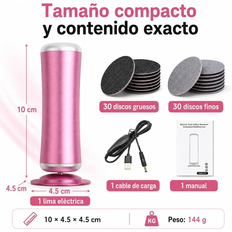 Lima para Pies Eléctrica de 800 RPM, 1 Pieza