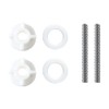 Angol Shiold White Toilet Seat Hinge Bolt Screw LSB 105