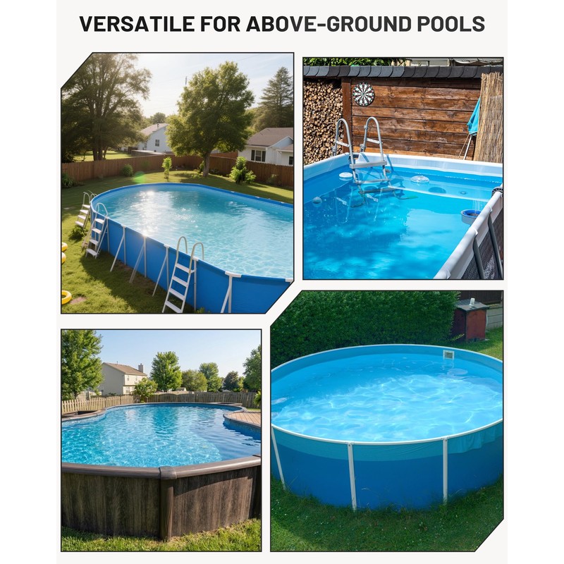Peel and Stick Above Ground Pool Cove Foam, 16 Pack