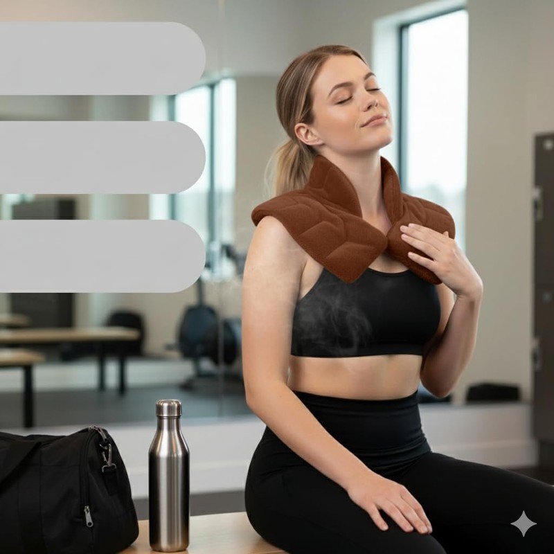 Herbal Concepts Neck and Shoulder Wrap, Hot & Cold Therapy,